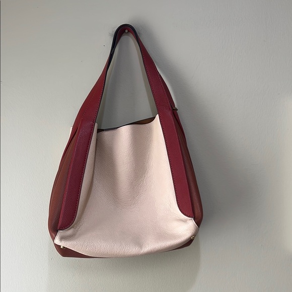 😻Coach Brown, Red and Cream Women's Bag - Picture 4 of 6